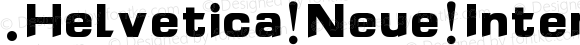 .Helvetica Neue Interface 超细体