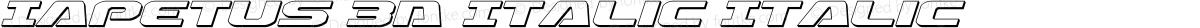Iapetus 3D Italic Italic