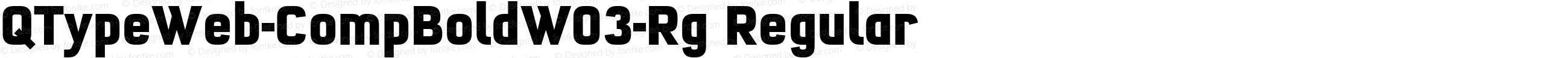 QTypeWeb-CompBoldW03-Rg Regular