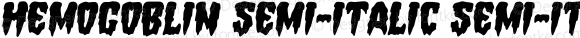 Hemogoblin Semi-Italic Semi-Italic