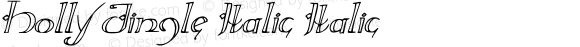 Holly Jingle Italic Italic Version 1.0; 2015