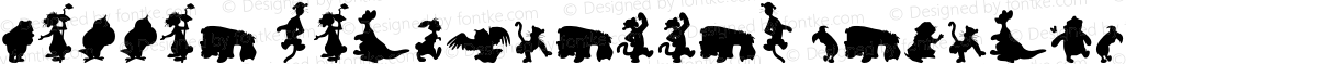 Winnie Silhouettes Regular