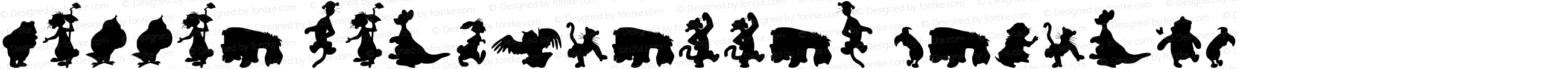 Winnie Silhouettes Regular