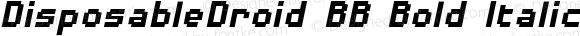 DisposableDroid BB Bold Italic