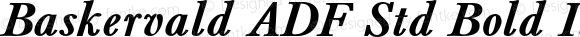 Baskervald ADF Std Bold Italic