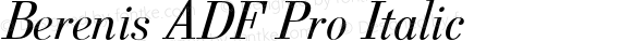 Berenis ADF Pro Italic