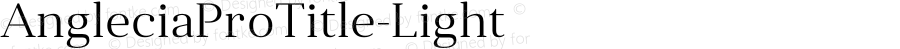 AngleciaProTitle-Light ☞ Version 001.000;com.myfonts.easy.konstantynov.anglecia-pro.title-light.wfkit2.version.47MM