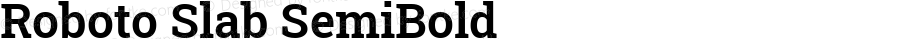 Roboto Slab SemiBold