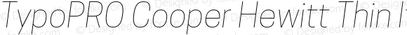 TypoPRO Cooper Hewitt