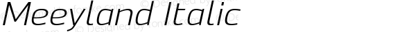 Meeyland Italic