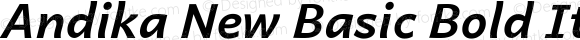 Andika New Basic Bold Italic