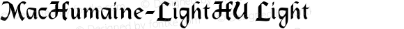 MacHumaine-LightHU Light