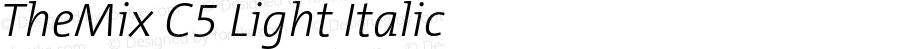 TheMixC5-LightItalic