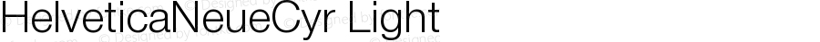 HelveticaNeueCyr-Light