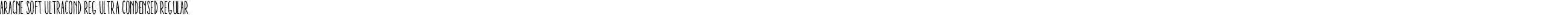 Aracne Soft UltraCond Reg Ultra Condensed Regular