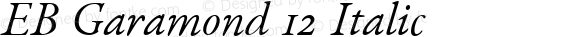 EB Garamond 12 Italic Version 0.016 ; ttfautohint (v1.8.3)