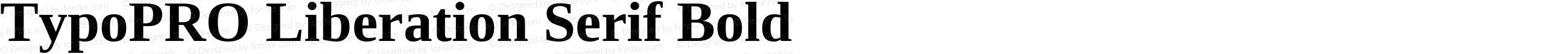 TypoPRO Liberation Serif Bold