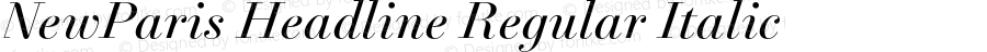 NewParisHeadline-RegularItalic