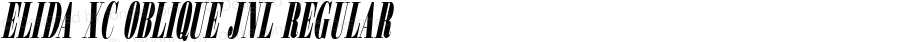 Elida XC Oblique JNL Regular Version 1.000 - 2011 initial release