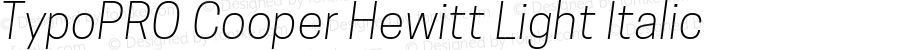 TypoPRO Cooper Hewitt