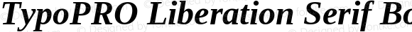 TypoPRO Liberation Serif Bold Italic