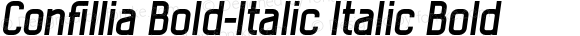 Confillia Bold-Italic Italic Bold