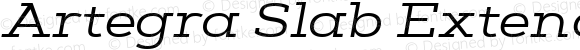Artegra Slab Extended Regular Italic