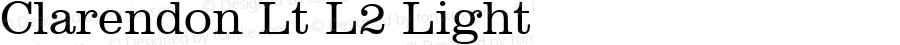 Clarendon Lt L2 Light mfgpctt-v1.74 Thursday, October 21, 1993 11:40:42 am (EDT)