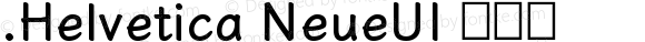 .Helvetica NeueUI Bold Italic