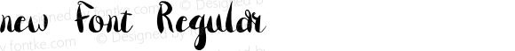 new Font Regular