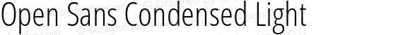 Open Sans Condensed Light