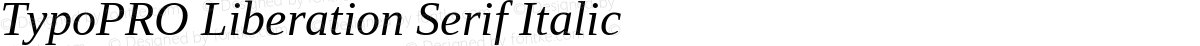 TypoPRO Liberation Serif Italic