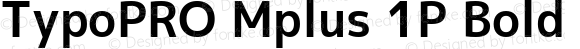 TypoPRO Mplus 1P Bold