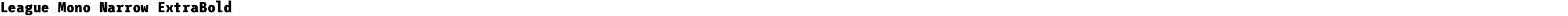 League Mono Narrow ExtraBold