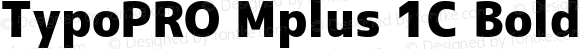 TypoPRO Mplus 1C Bold
