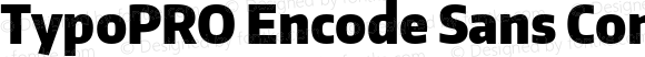 TypoPRO Encode Sans Condensed Black