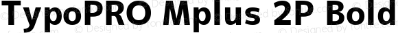 TypoPRO Mplus 2P Bold