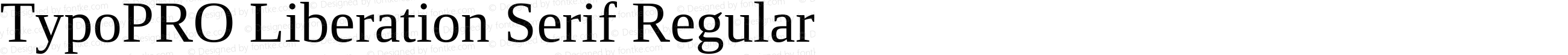 TypoPRO Liberation Serif Regular