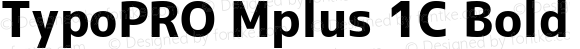 TypoPRO Mplus 1C Bold