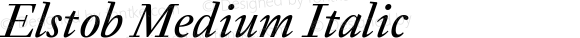 Elstob Medium Italic