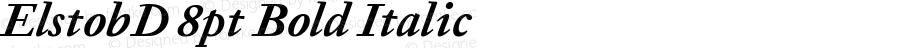 ElstobD 8pt Bold Italic