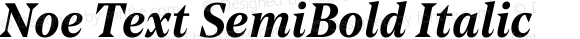 Noe Text SemiBold Italic