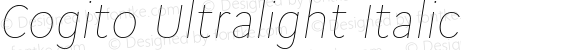 Cogito Ultralight Italic