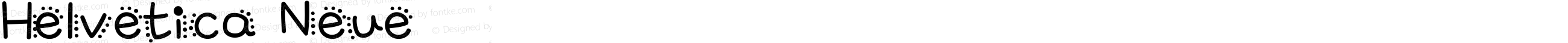 Helvetica Neue 细体