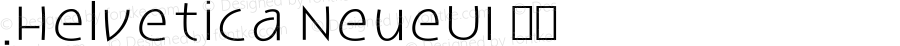 .Helvetica NeueUI Italic