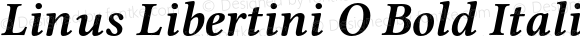 Linus Libertini O Bold Italic