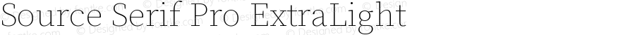 Source Serif Pro ExtraLight