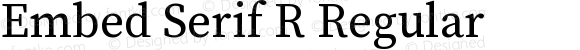 Embed Serif R Regular