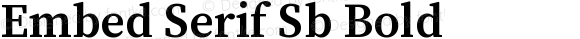 Embed Serif Sb Bold