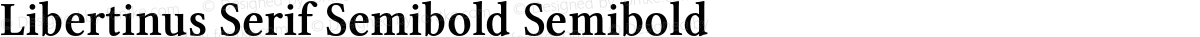 Libertinus Serif Semibold Semibold